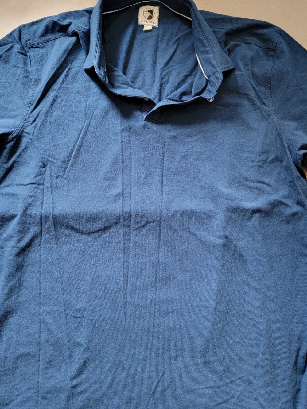 Duck Head Performance Polo  – Large – $120 Retail  Pima Cotton